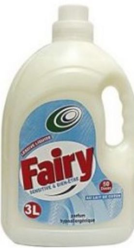 Picture of FAIRY LESSIVE LIQUIDE MACHINE LAIT ROSE 3LT