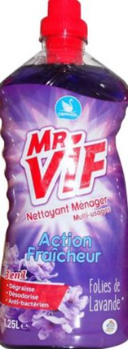 Picture of MR VIF NETTOYANT MENAGER FOLIES DE LAVANDES 1 25L