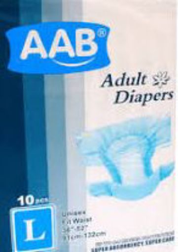 Picture of AAB ADULT DIAPERS XTRA LARGE X 10