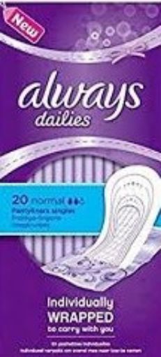 Picture of ALWAYS LINERS NORMAL SINGLE PACK X20