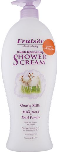 Picture of FRUISER DOUBLE MOIST CREME DOUCHE GOAT MILK PEARL POWDER 1000ML