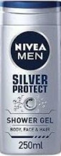 Picture of NIVEA SHAMPOOING DOUCHE SILVER PROTECT POUR HOMME 250ML