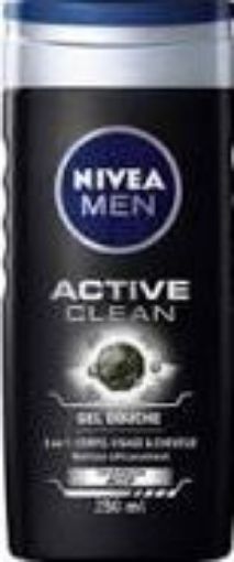 Picture of NIVEA SHAMPOOING DOUCHE ACTIVE CLEAN POUR HOMME 250ML