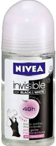 Picture of NIVEA DEODORANT BILLE FEMME INVISIBLE BLACK WHITE CLEAR 50ML