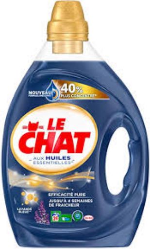 Picture of LE CHAT LESSIVE LIQUIDE MACHINE MACHINE HUILE ESSENTIEL LAVANDE 2 5L