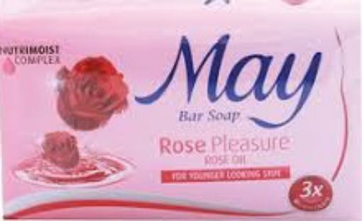 Picture of MAY SOAP ROSE PLEASURE PINK 85G