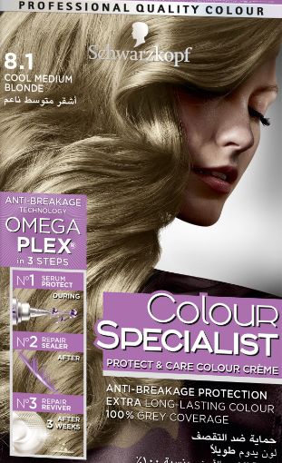 Picture of SCHWARZKOPF COLOR SPECIALIST COOL MEDIUM BLONDE 8 1