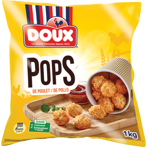 Picture of DOUX CHICKEN POPS 500G