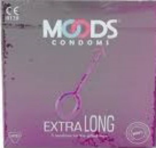 Picture of MOODS CONDOMS EXTRA LONG 3S PACK