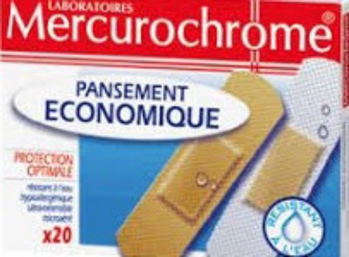 Picture of MERCUROCHROME PANSEMENT ECONOMIQUE 20PCS