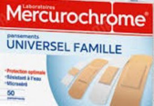 Picture of MERCUROCHROME PANSEMENT UNIVERSEL FAMILLE 50PCS