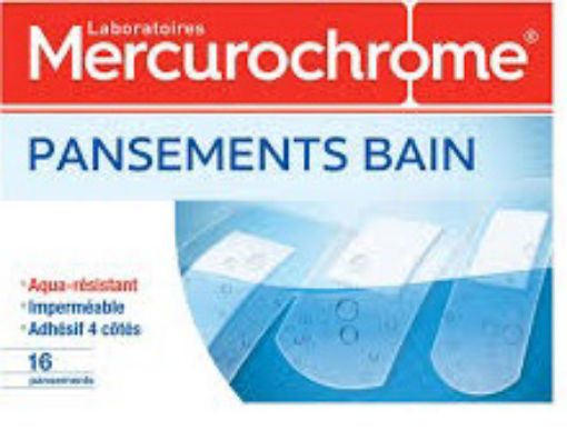 Picture of MERCUROCHROME PANSEMENT BAIN 16PCS