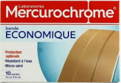 Picture of MERCUROCHROME BANDES A DECOUPER ECONOMIQUE 10PCS