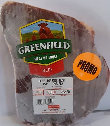 Picture of G.FIELD VPACK BEEF.TOPSIDE AUS