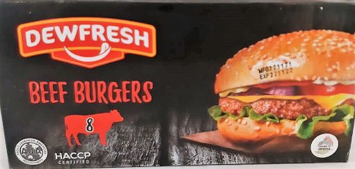 Picture of DEWFRESH BUFFALO BEEF BURGERS 400G