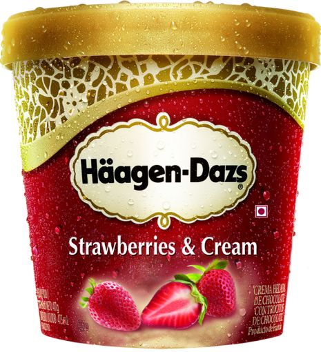 Picture of HAAGEN-DAZ GLACE STRAWBERRY CHEESECAKE CUP 95ML