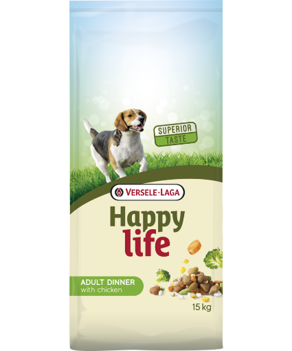 Picture of HAPPY LIFE DOG FOOD ADULT CHICKEN DINNER 3KG