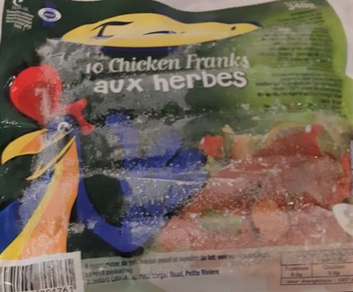 Picture of FARMSTEAD CHICKEN FRANKS AUX HERBES 340G