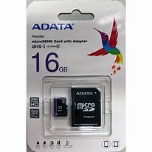 Picture of ADATA 16GB PREMIER MICRO SD UHS1 CLA