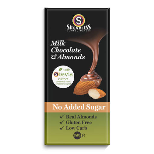 Picture of SUGARLESS M CHOCO ALMONDS 100G