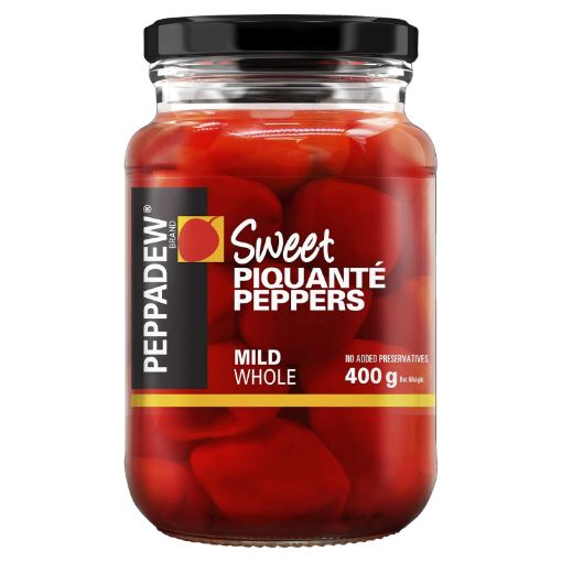 Picture of PEPPADEW WHOLE MILD PIQUANTE PEPPERS 400G