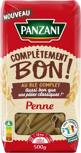 Picture of PANZANI COMPLETEMENT BON AU BLE COMPLET PENNE 500G