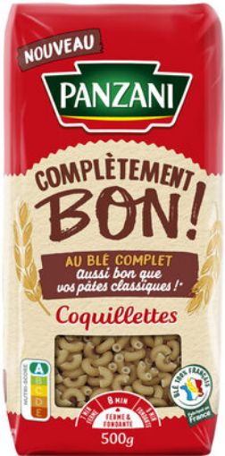 Picture of PANZANI COMPLETEMENT BON AU BLE COMPLET COQUILLETTES 500G