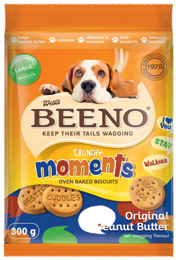 Picture of BEENO LARGE BISCUITS ORIGINAL PEANUT BUTTER 300G