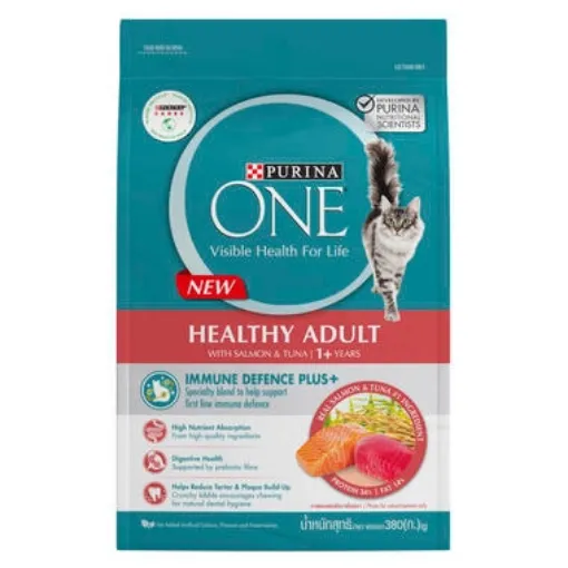 Picture of PURINA ONE HEALTY ADULT SALMON TUNA 1 2KG