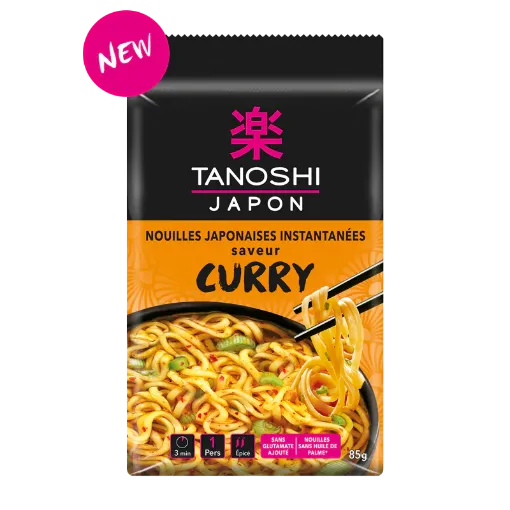 Picture of TANOSHI NOUILLE BLE CURRY 85G