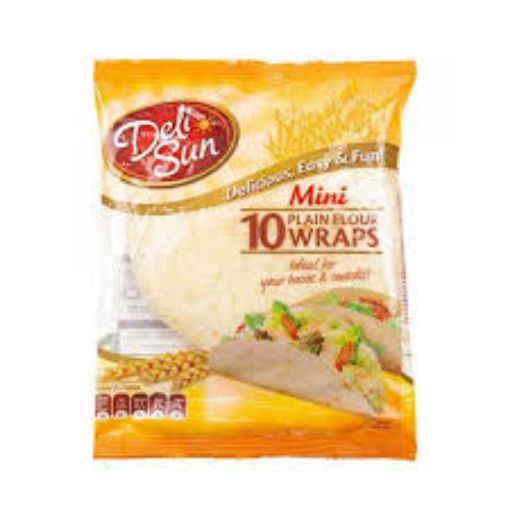 Picture of DELI SUN MINI WRAPS PLAIN FLOUR 250G