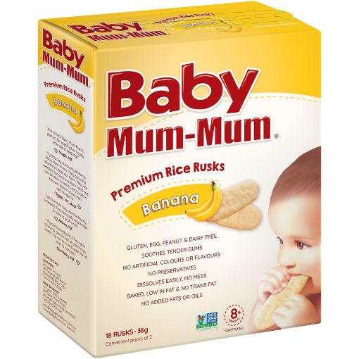 Picture of BABY M MUM PREMIUM RICE RUSKS BA 36G