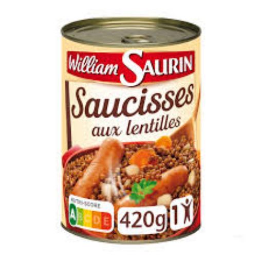 Picture of WS SAUCISSE LENTILLE 420G