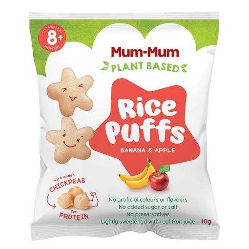 Picture of MUM RICE PUFF BANANA APPLE 10G