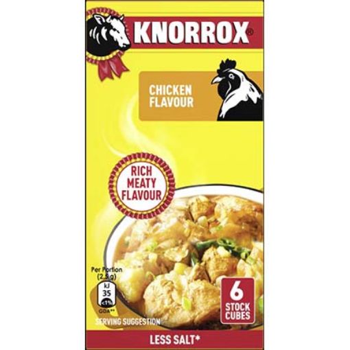 Picture of KNORR OX CHICKEN CUBES X 6  60GM