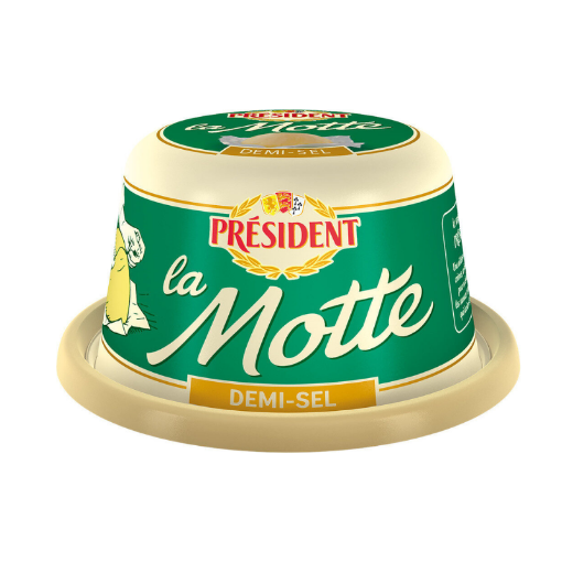 Picture of PRESIDENT MOTTE DE BEURRE DEMI SEL 250G