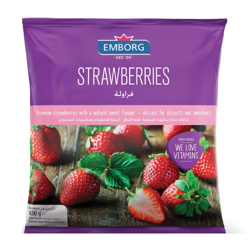 Picture of EMBORG STRAWBERRIES 450G