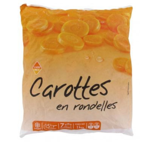 Picture of LEADER PRICE CAROTTES EN RONDELLES 1 KG