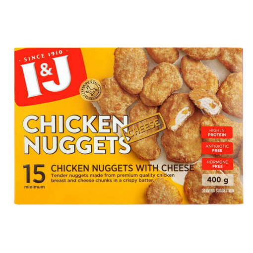 Picture of I&J CHICKEN CHEESE NUGGETS 400G