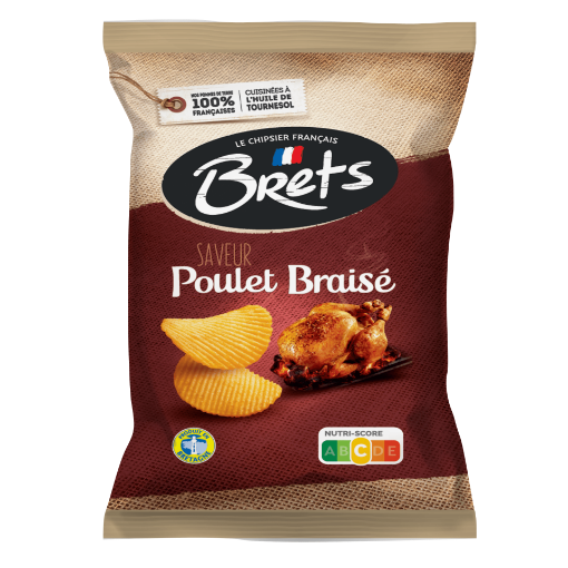 Picture of BRETS CHIPS POULET BRAISE 125G