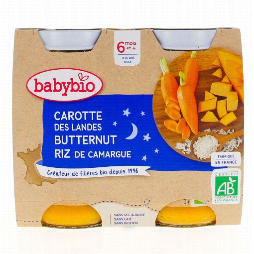 Picture of BABY BIO CARROTEDES LANDES POT RIZ 2X200G