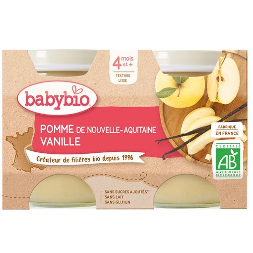 Picture of BABY BIO POMME VANILLE 260G