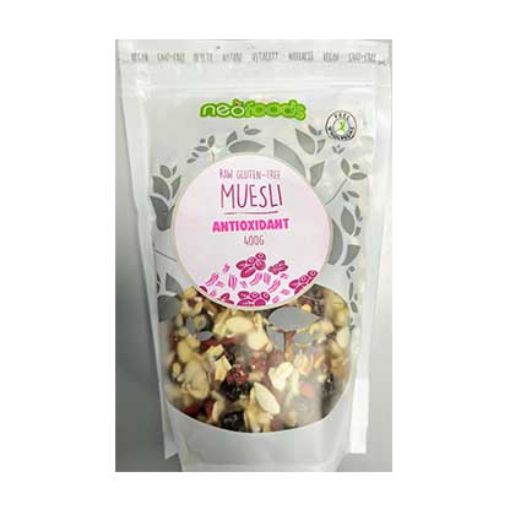 Picture of NEOFOODS GLUTEN FREE RAW MUESLI ANTIOXIDANT 400G