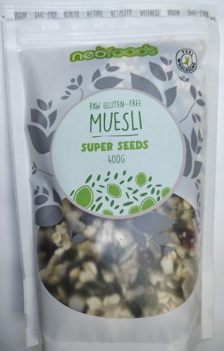 Picture of NEOFOODS GLUTEN FREE RAW MUESLI SUPERSEEDS 400G