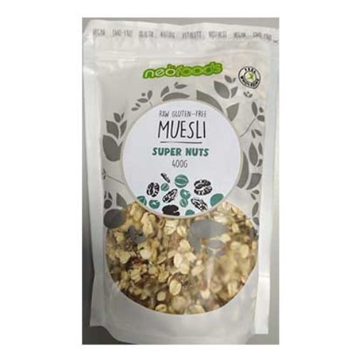 Picture of NEOFOODS GLUTEN FREE RAW MUESLI SUPERNUTS 400G