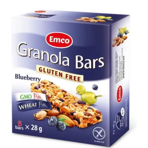 Picture of EMCO GLUTEN FREE BAR FRUIT MIX 140G