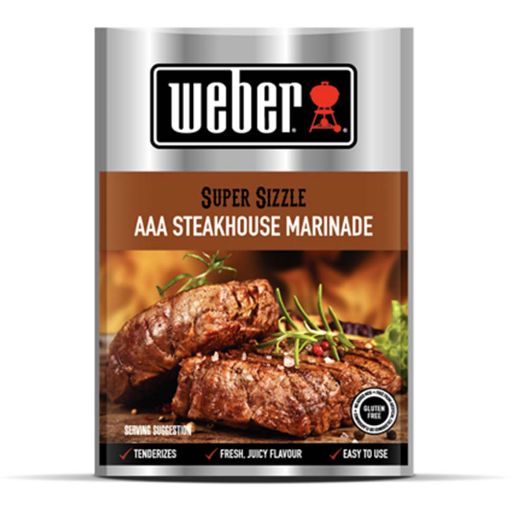 Picture of WEBER AAA STEAKHOUSE MARINADE SACHET 45G