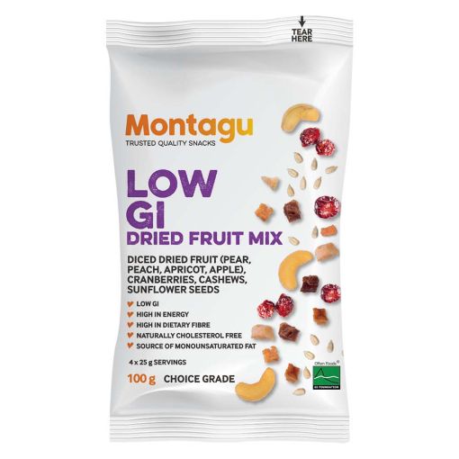 Picture of MONTAGU LOW GI FRUIT MIX 100G