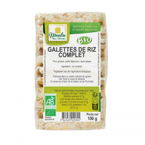 Picture of GALETTE BIO RIZ LENTCOR 2X100G