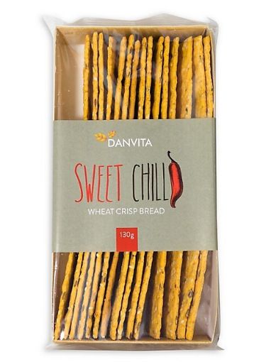 Picture of DANVITA CRISP BREAD WITH SWEET CHILLI 130G